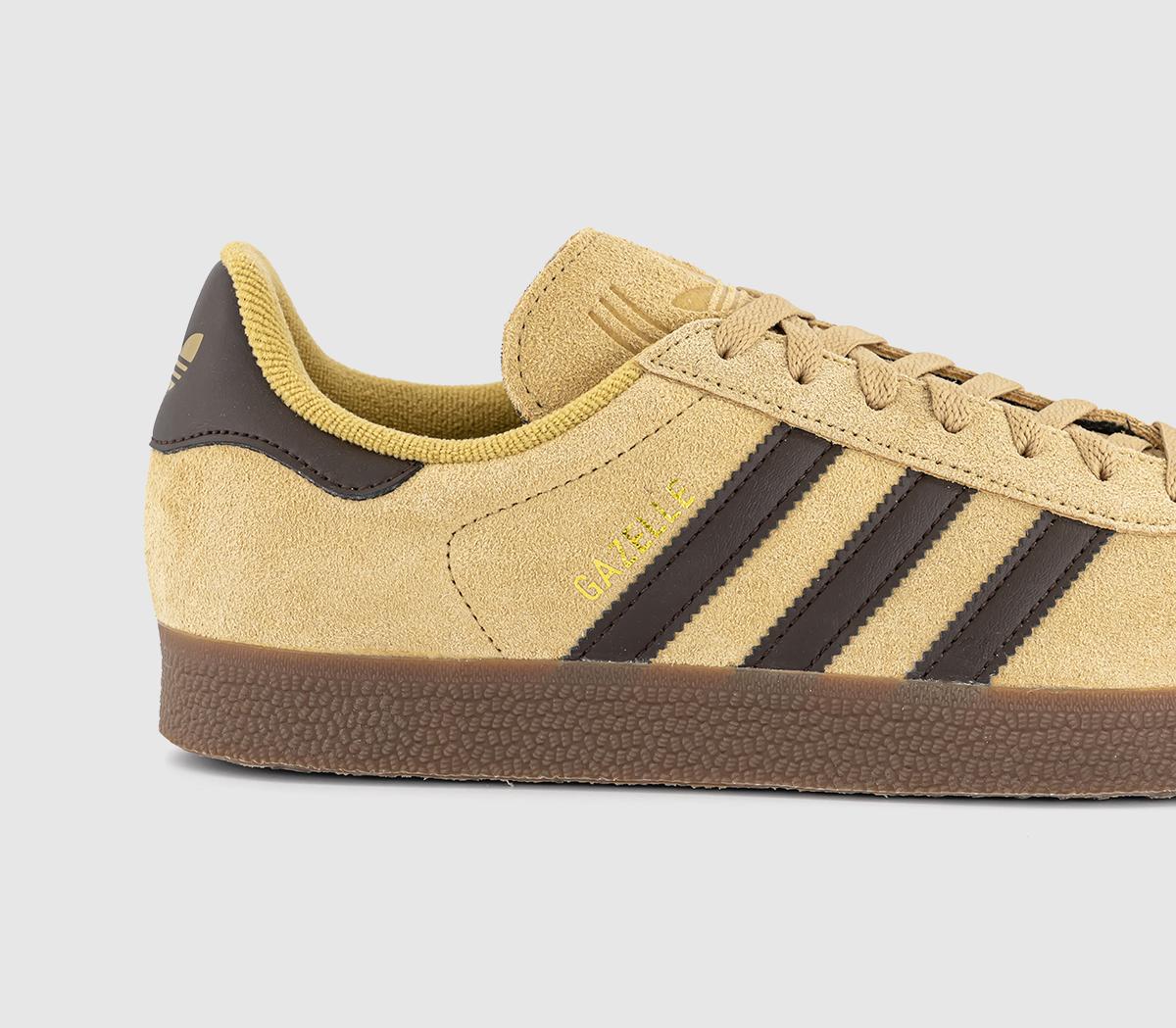 adidasGazelle 85 TrainersGolden Beige Dark Brown Gold Metallic