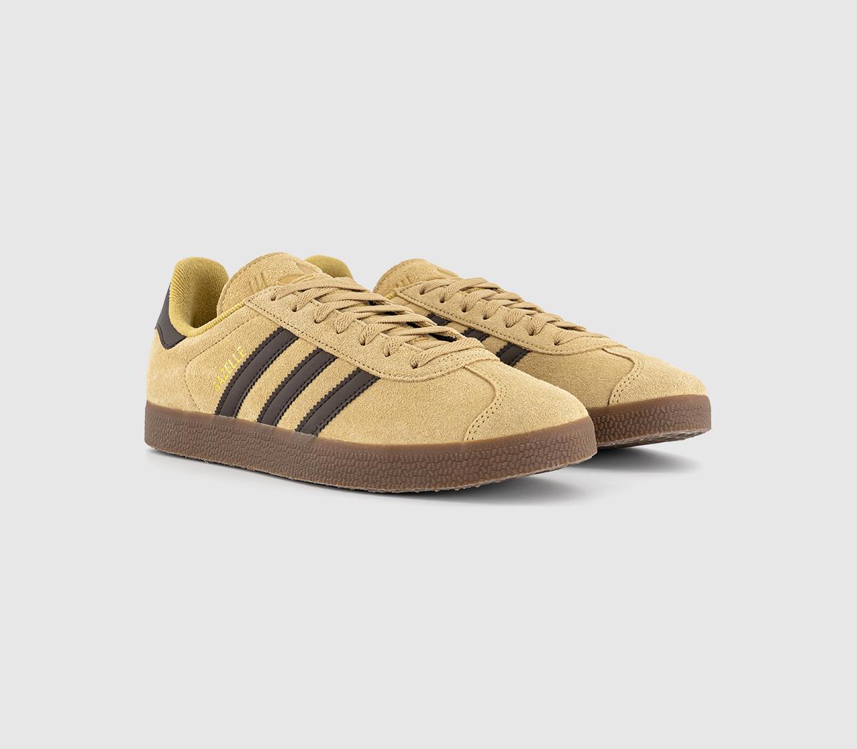 adidasGazelle 85 TrainersGolden Beige Dark Brown Gold Metallic