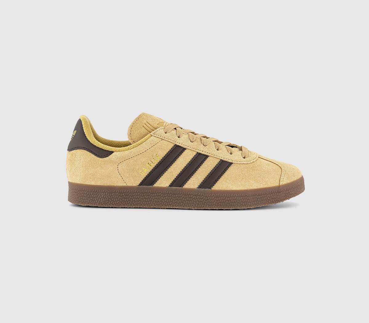 adidasGazelle 85 TrainersGolden Beige Dark Brown Gold Metallic