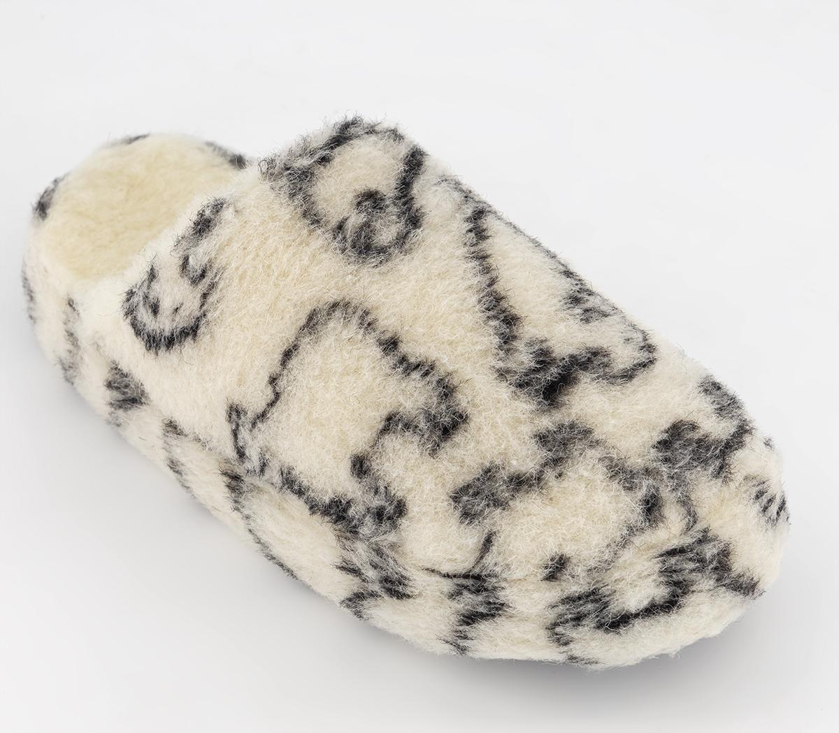 Yoko WoolYoko Wool Mule SlippersSheep Print