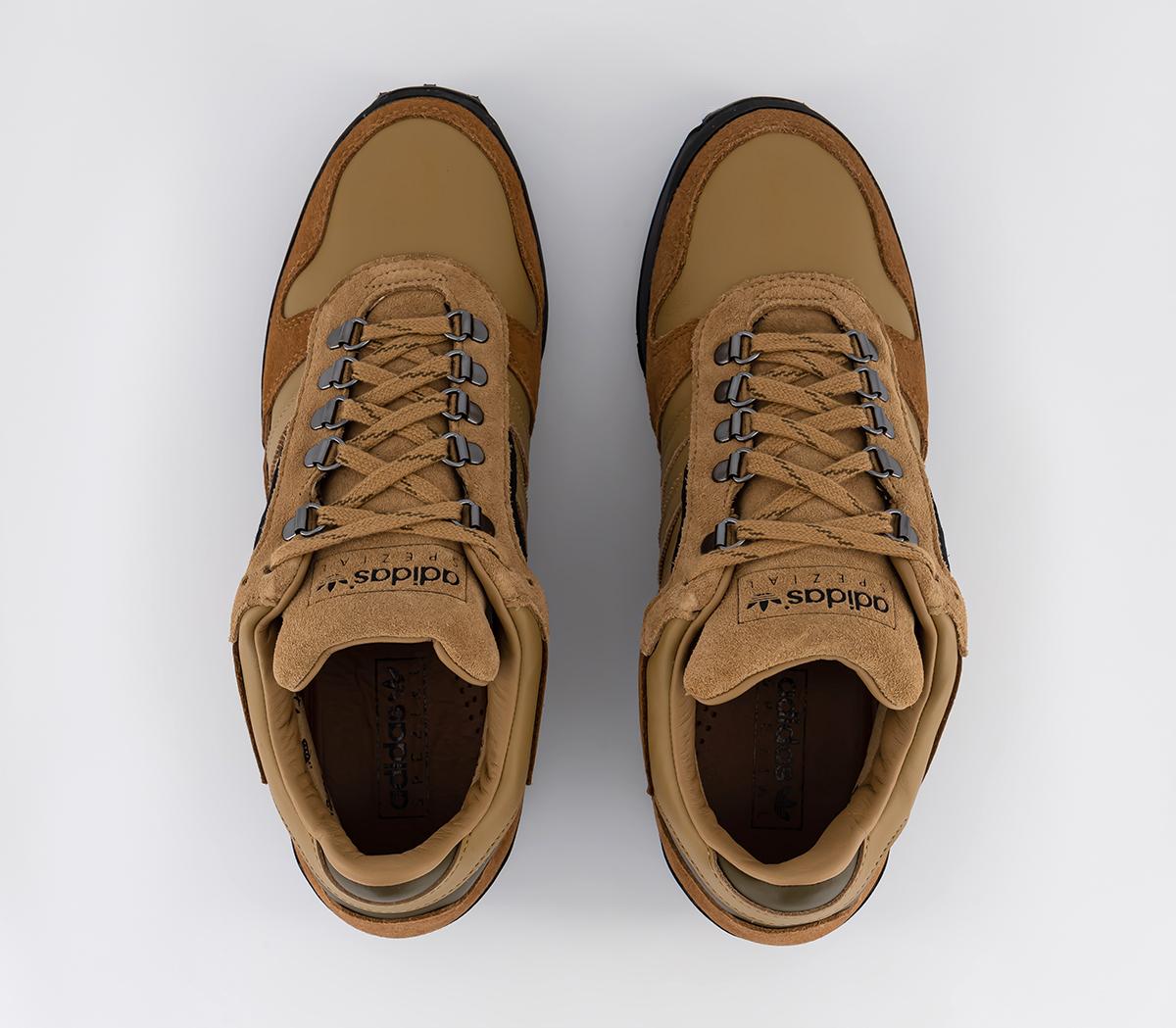 adidas ConsortiumHiavan SPZL Trainers Timber Cardboard Trace Olive