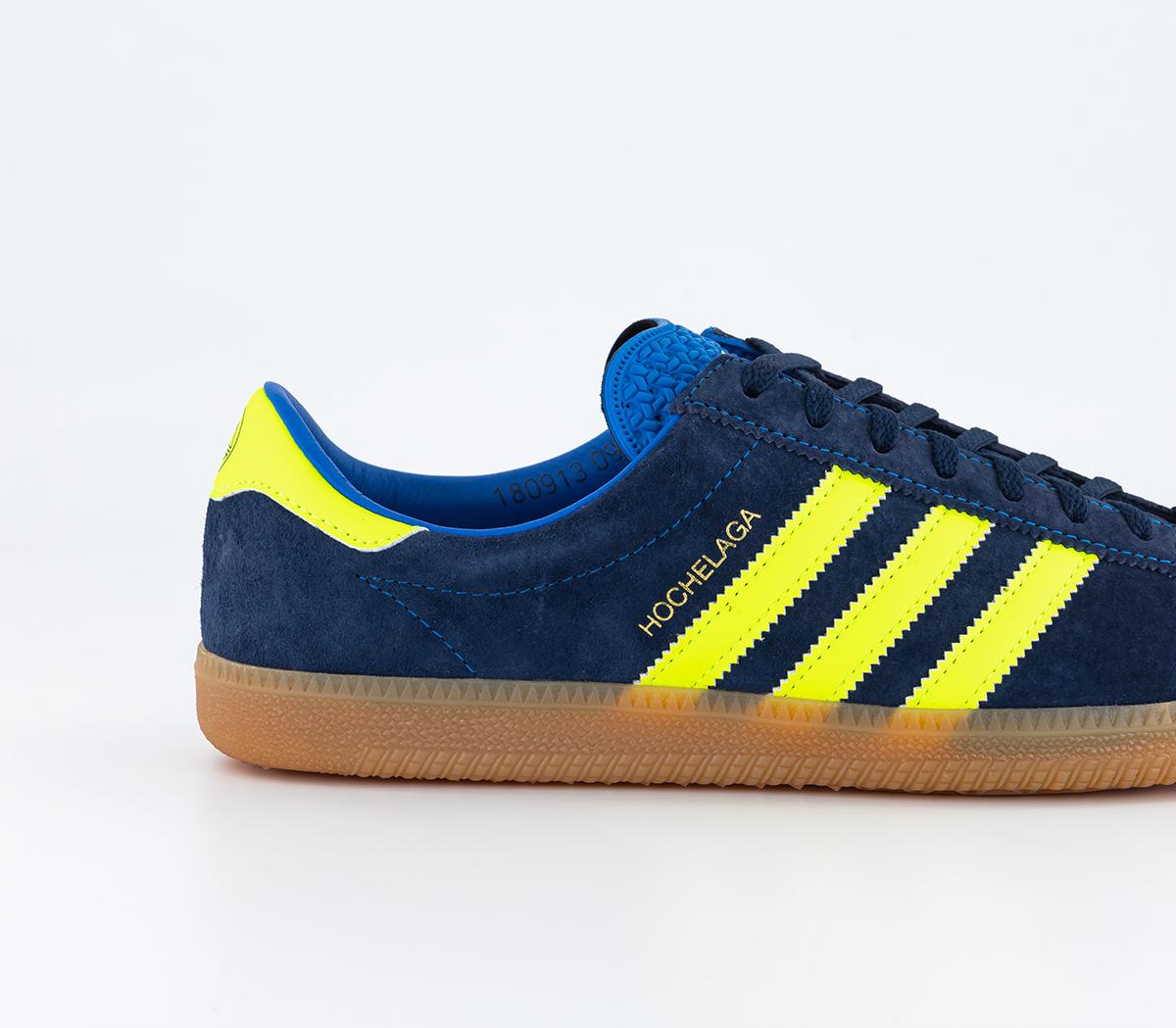 adidas ConsortiumHochelaga SPZL Trainers Night Indigo Solar Orange Bluebird