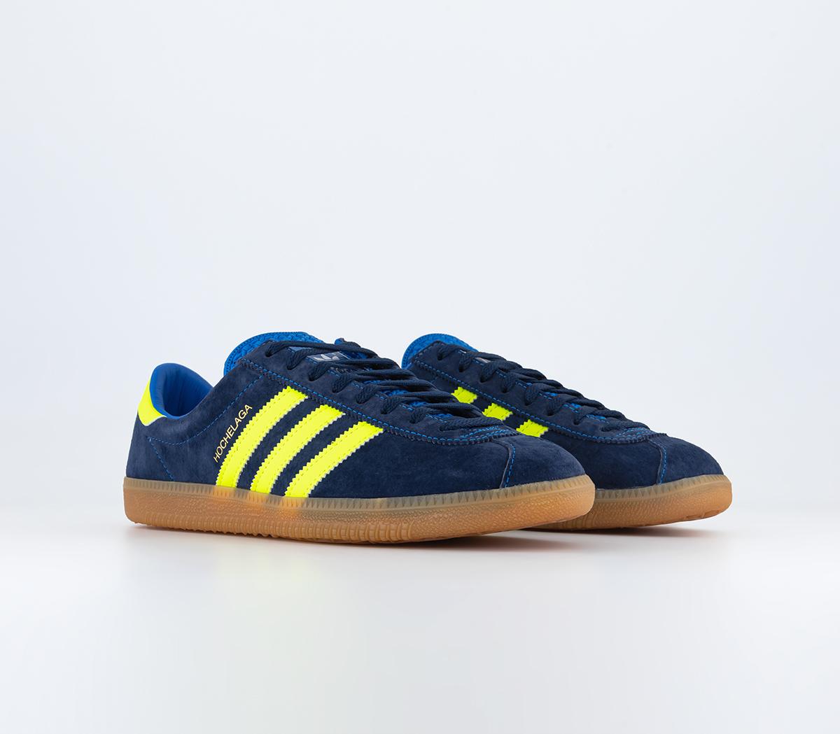 adidas ConsortiumHochelaga SPZL Trainers Night Indigo Solar Orange Bluebird