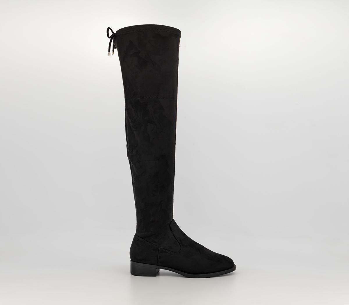 OFFICEWide Fit Kai Stretch Over The Knee BootsBlack
