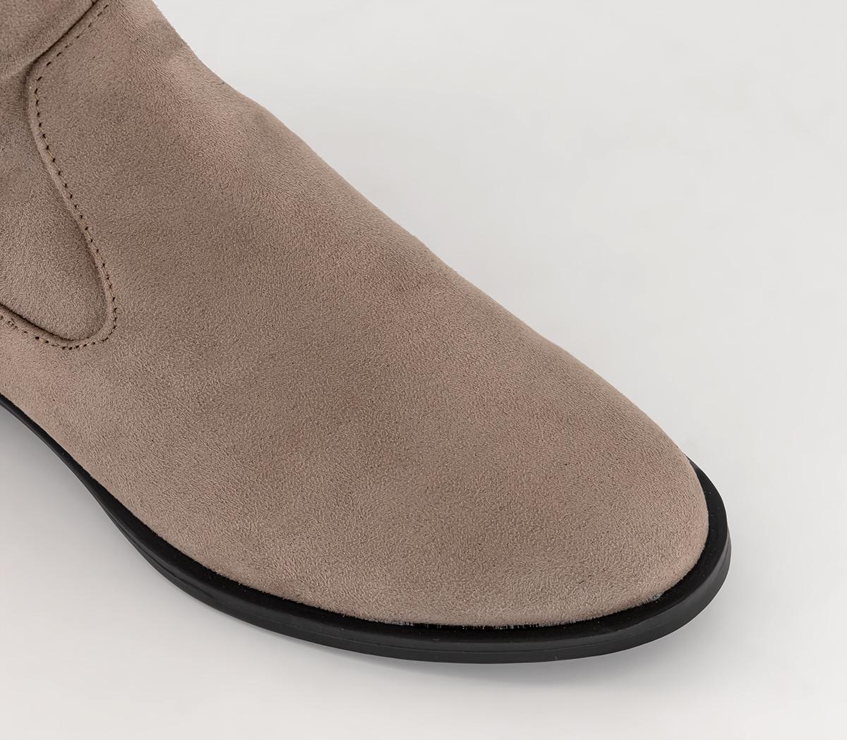 OFFICEWide Fit Kai Stretch Over The Knee Boots OFFICEWide Fit Kai Stretch Over The Knee BootsTaupe