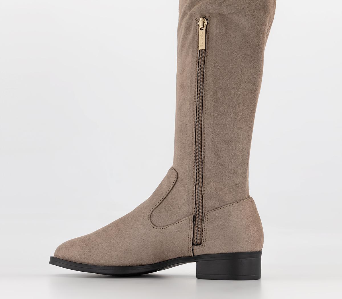 OFFICEWide Fit Kai Stretch Over The Knee Boots OFFICEWide Fit Kai Stretch Over The Knee BootsTaupe