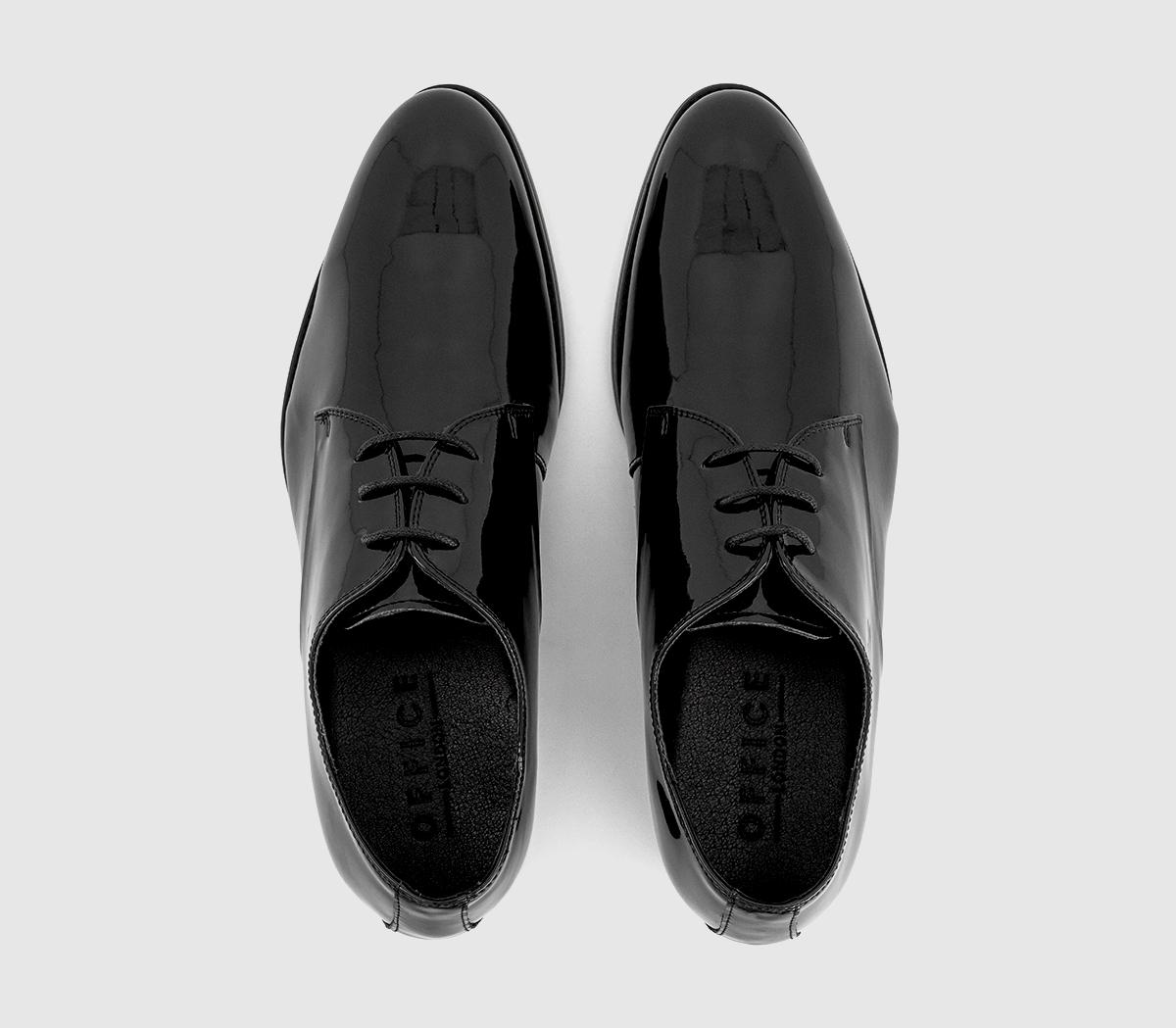 OFFICEMarsden 3 Eye Patent Derby ShoesBlack Patent