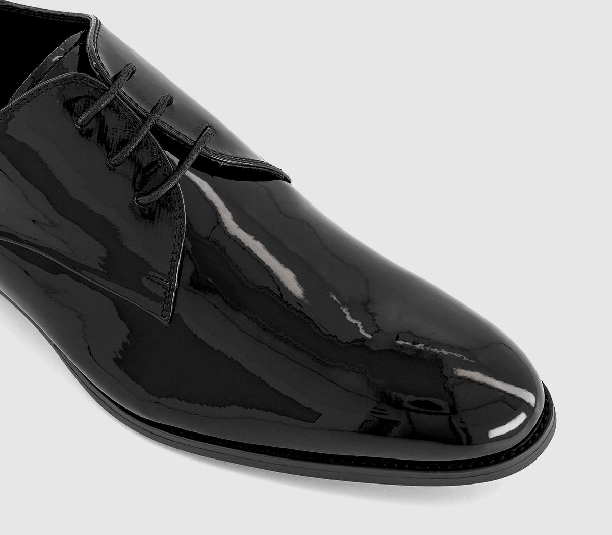 OFFICEMarsden 3 Eye Patent Derby ShoesBlack Patent