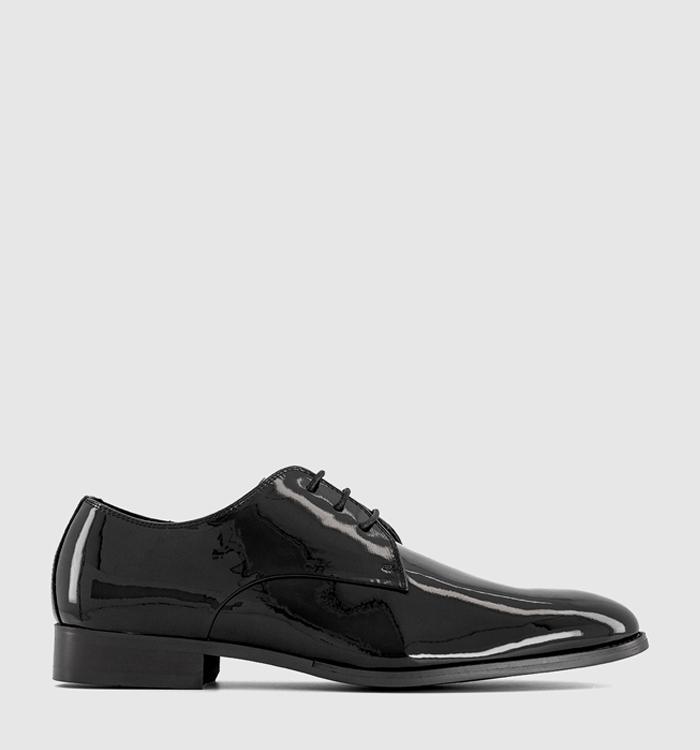 Mens smart best sale black shoes