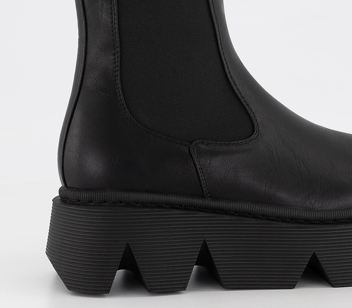 Lamoda Chunky Chelsea Boots Black Women's Ankle Boots - Main Image