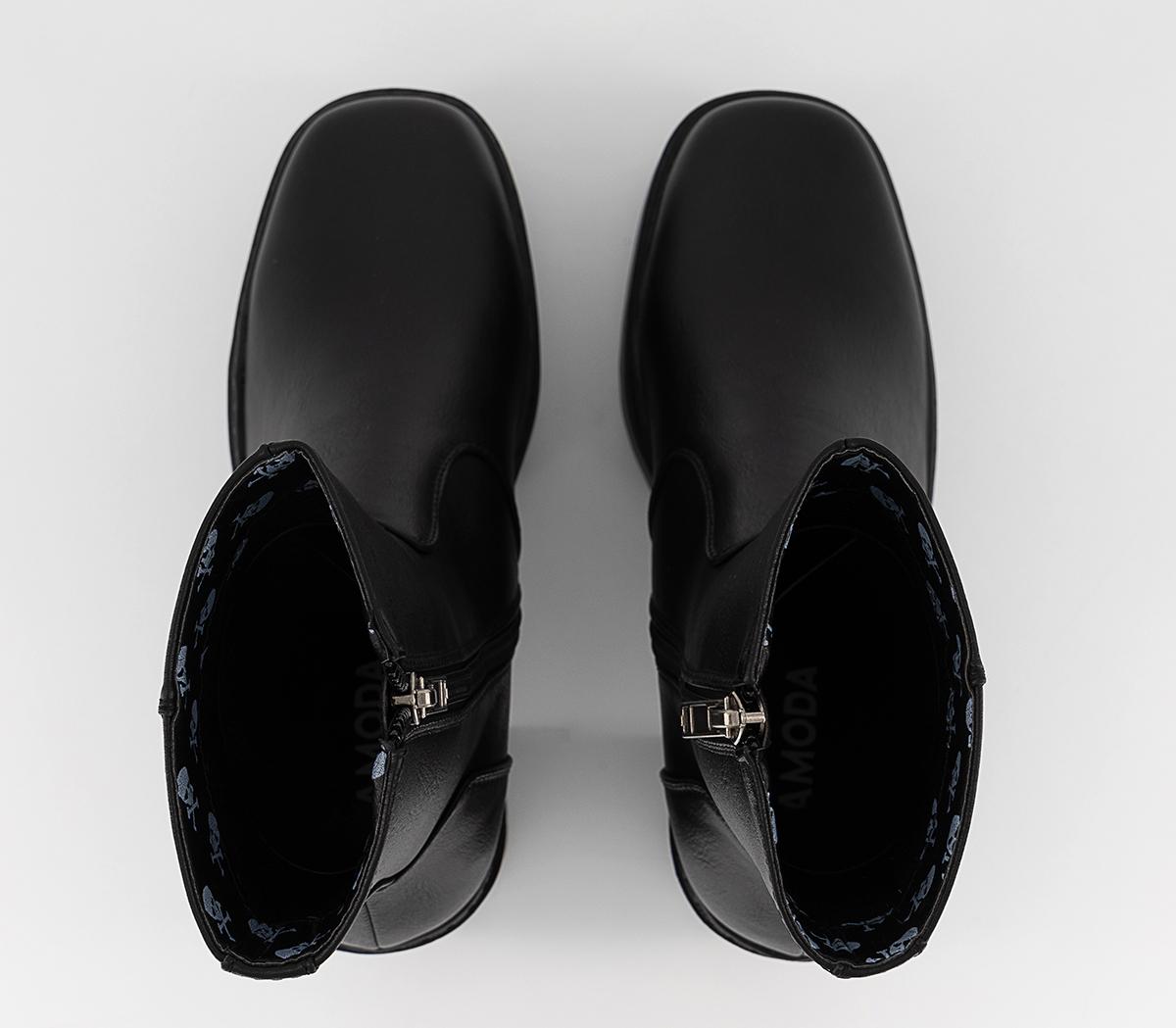 LamodaPlatform Ankle BootsBlack