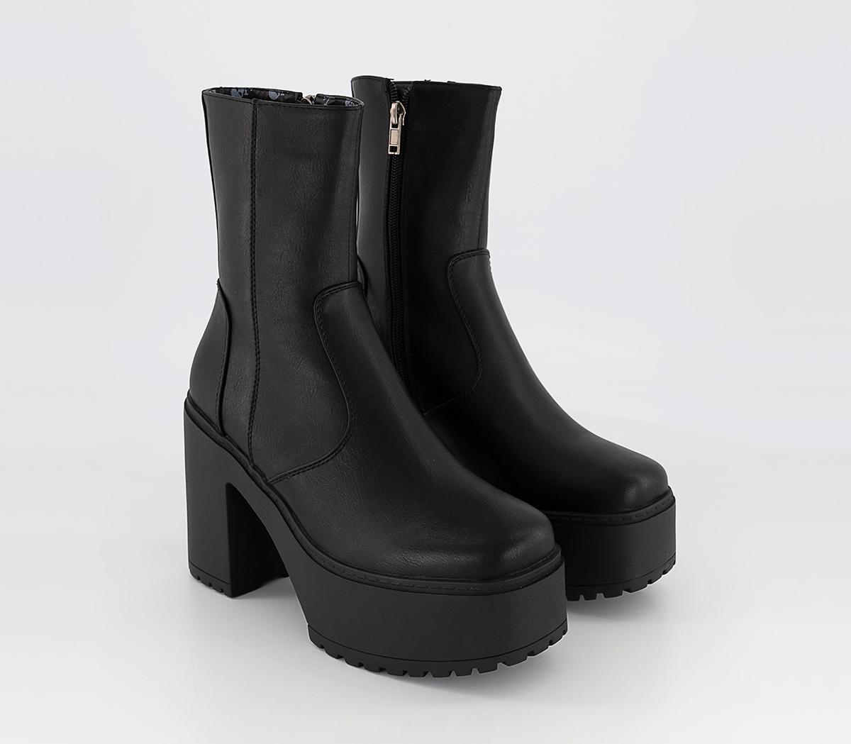 LamodaPlatform Ankle Boots LamodaPlatform Ankle BootsBlack