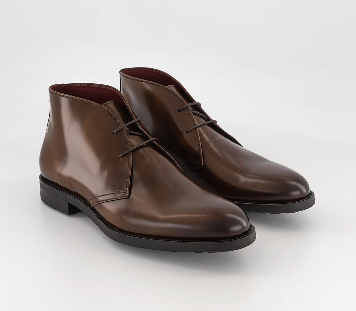 Poste Padrone Chukka Boots Tan Leather - Men’s Boots