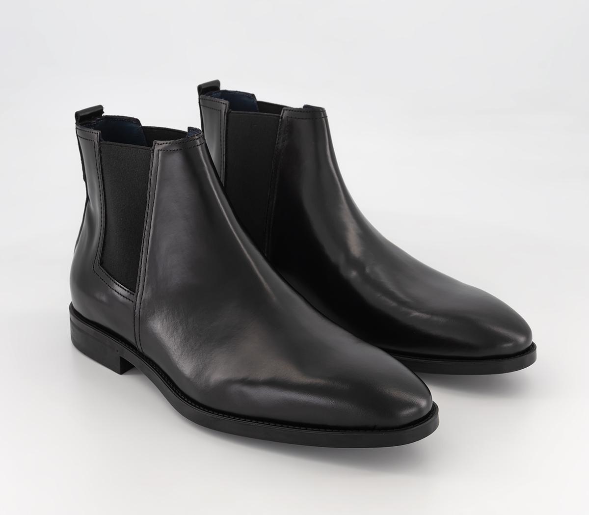 Poste Peterson Chelsea Boots Black Leather - Men’s Boots
