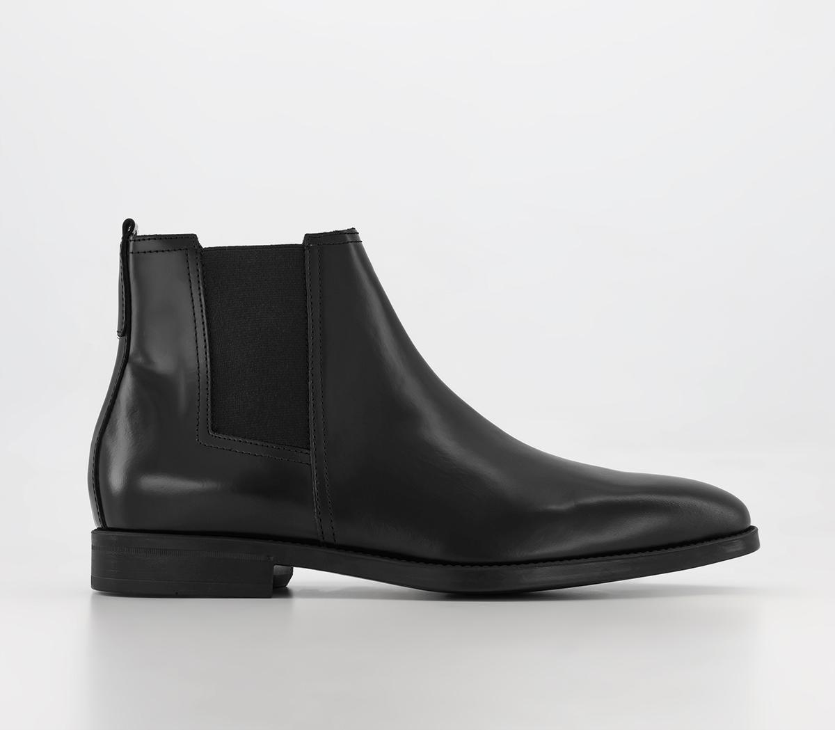 Peterson Chelsea Boots Black Leather