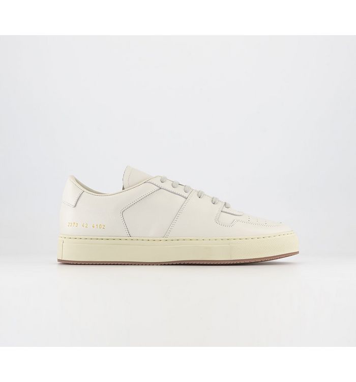 Common Projects Decades Low Trainers Off White Leather