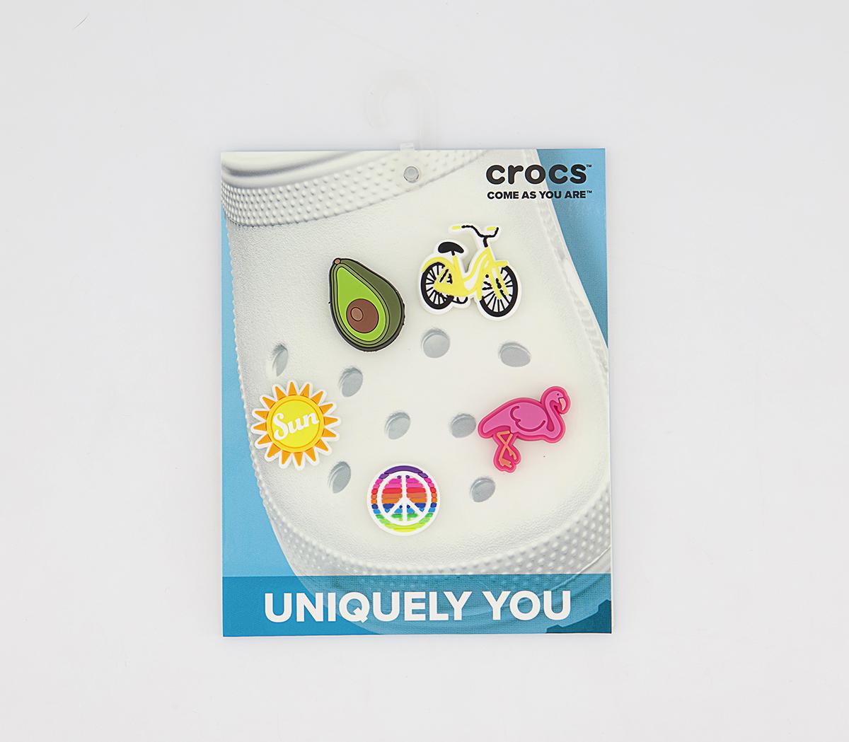 Crocs Sunny Days 5 Pack Jibbitz Crocs Sunny Days 5 Pack Jibbitz Multi