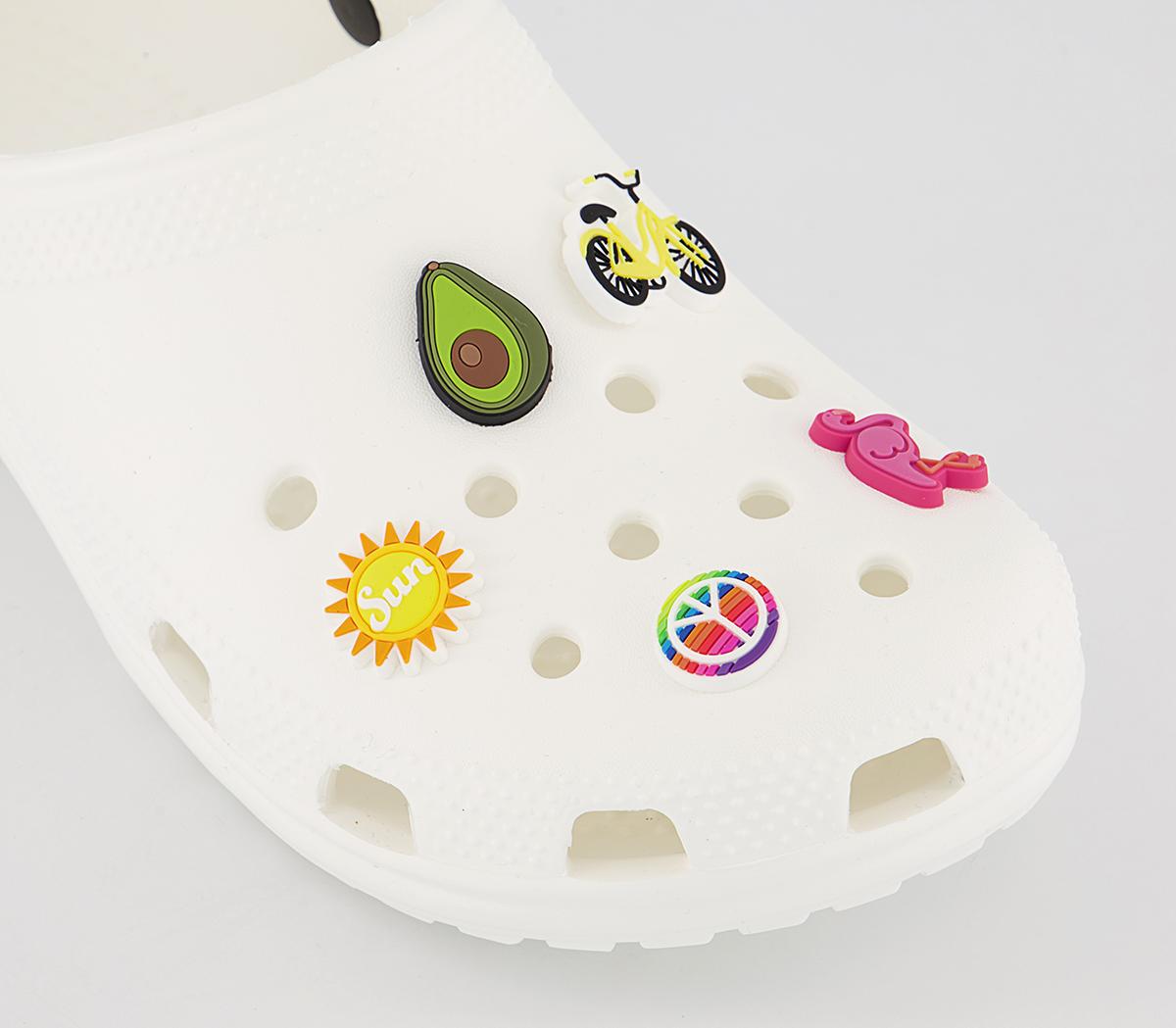Crocs Sunny Days 5 Pack Jibbitz Crocs Sunny Days 5 Pack Jibbitz Multi