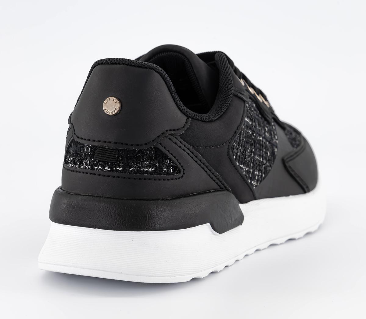OFFICEFlamingo Panel Lace Up Trainers OFFICEFlamingo Panel Lace Up TrainersBlack Mix