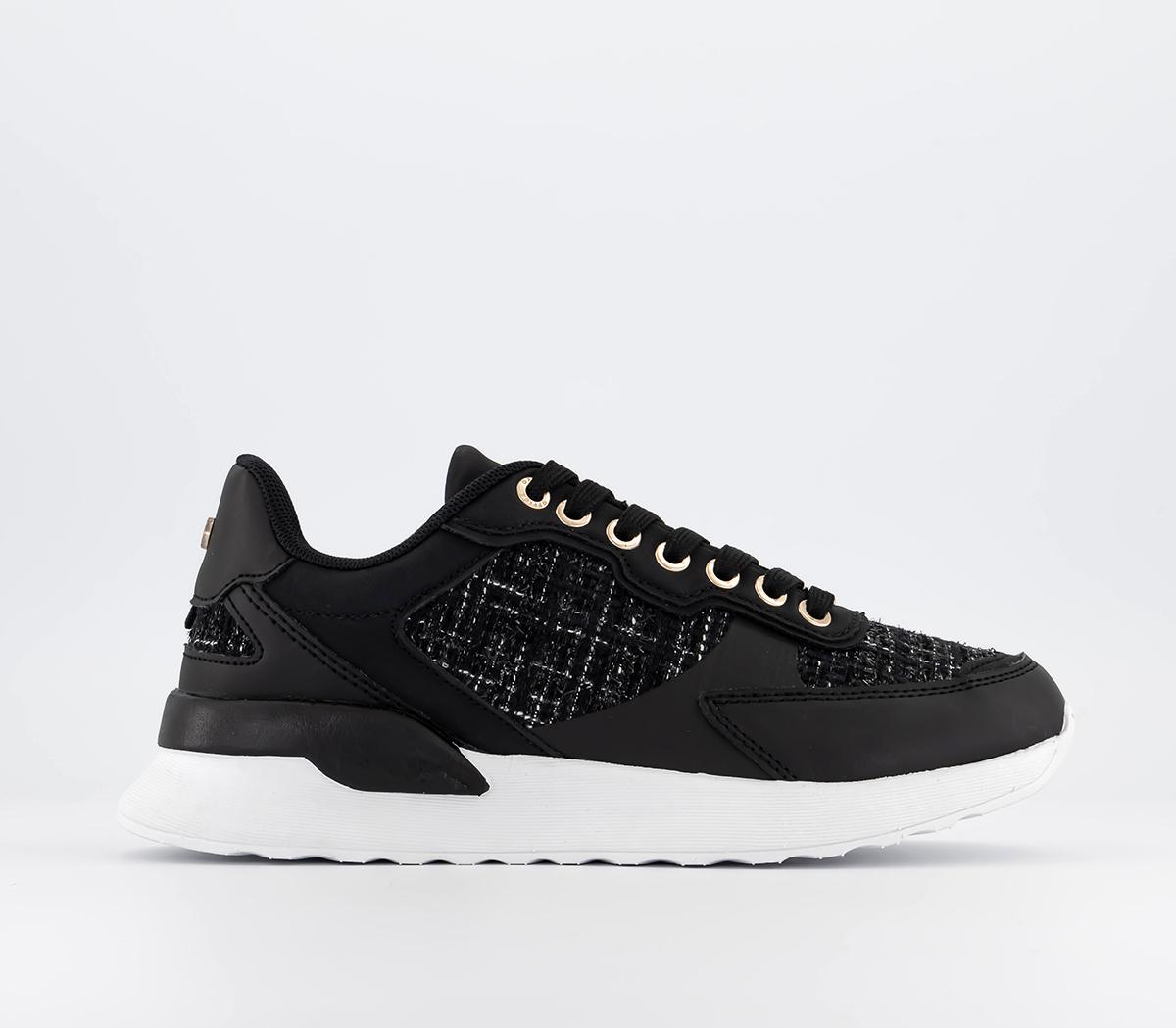 OFFICEFlamingo Panel Lace Up TrainersBlack Mix