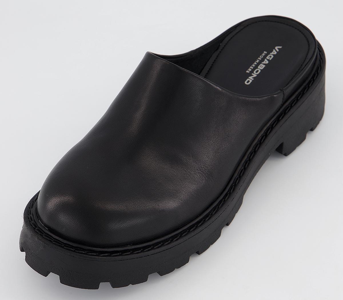 Vagabond Shoemakers Cosmo 2.0 Mules Black - Flat Shoes for Women