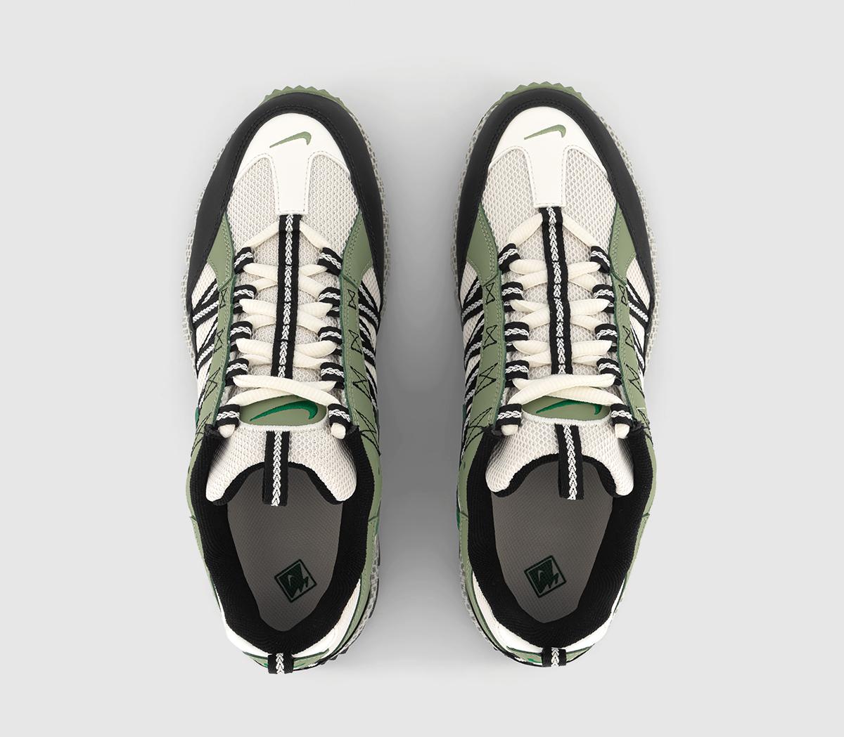 NikeAir Humara Trainers Oil Green Malachite Phantom Light Bone