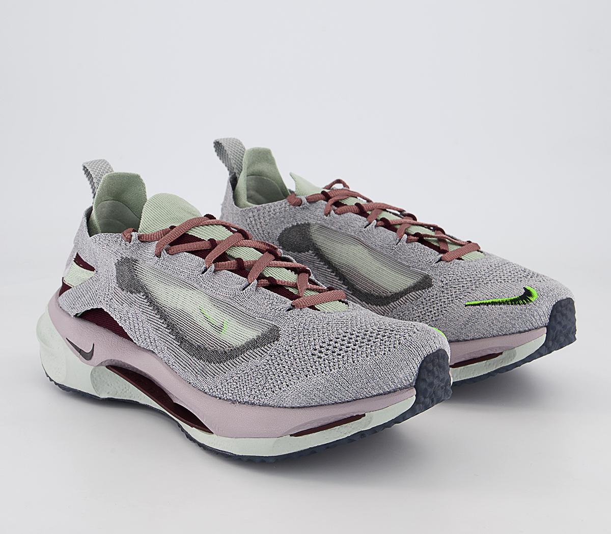 Nike Spark Flyknit Trainers Nike Spark Flyknit Trainers Burgundy Crush Black Racer Blue