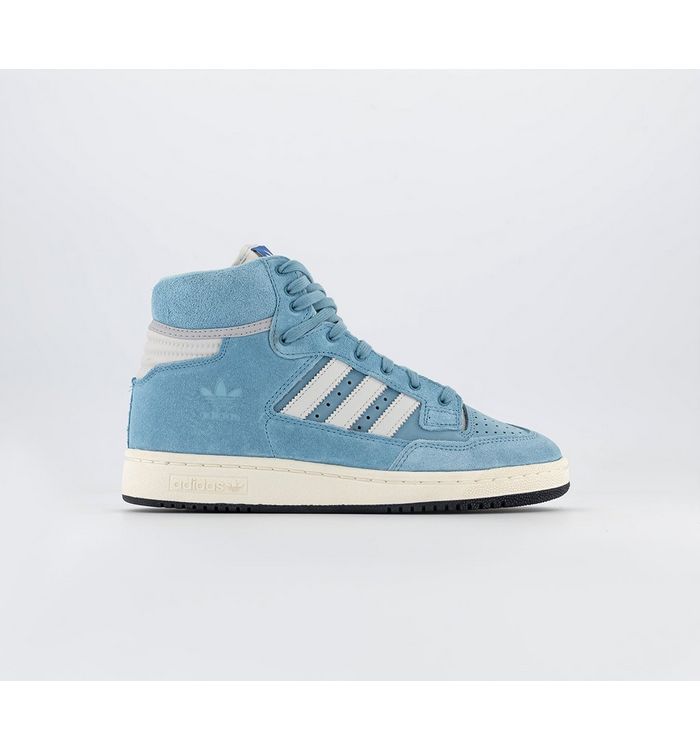 Adidas Centennial 85 Hi Trainers Crystal White Baby Blue