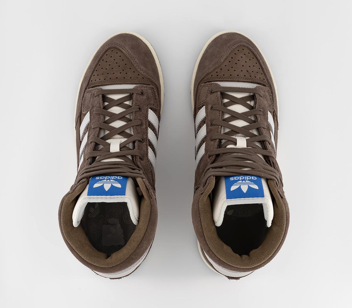 adidasCentennial 85 Hi TrainersCrystal White Brown White