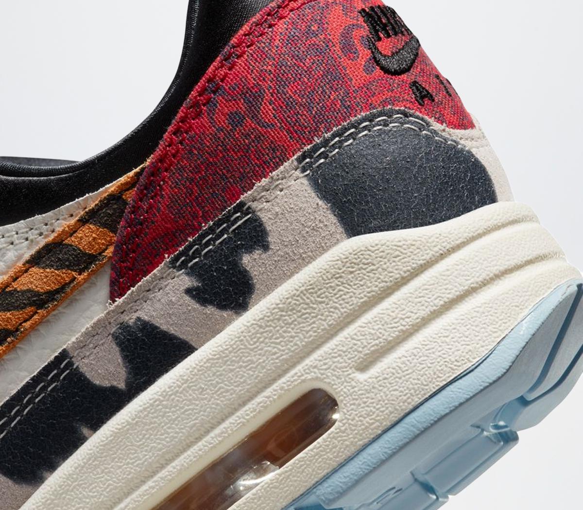 NikeAir Max 1 87 TrainersSail Black Celestine Blue Picante Red Coconut Milk
