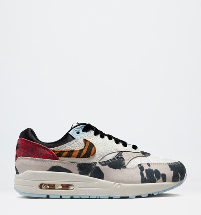 Nike air max 1 trainers desert 2024 dust black white