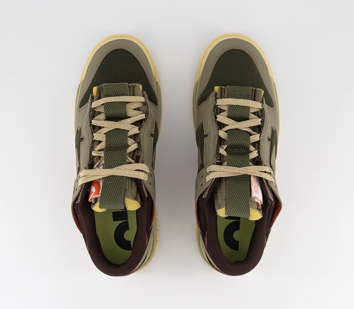 NikeDunk Low Remastered TrainersMedium Olive Neutral Olive Earth Safety Orange Pal