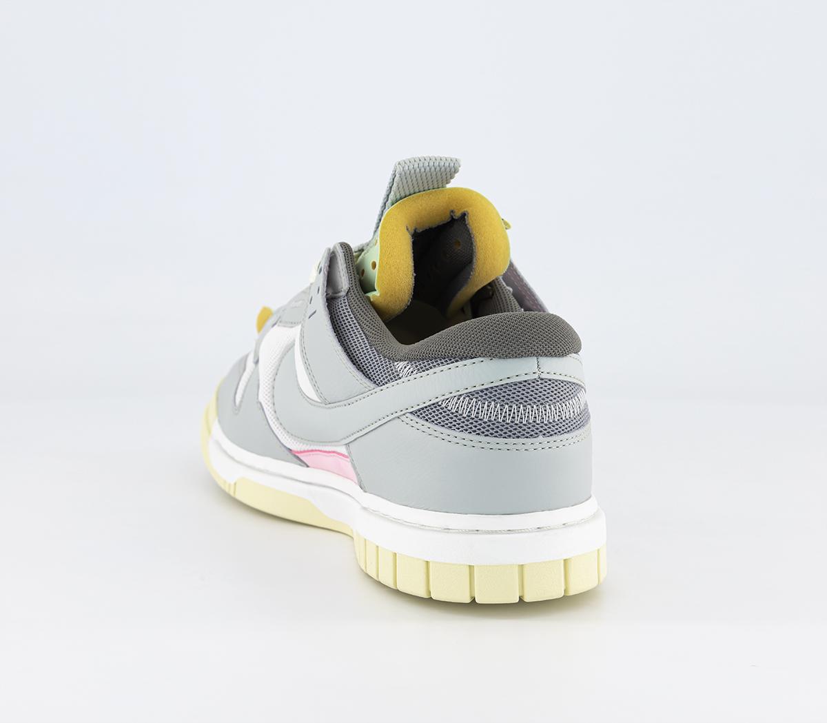 NikeDunk Low Remastered TrainersSail Light Silver Mint Foam Pink Light Smoke Grey