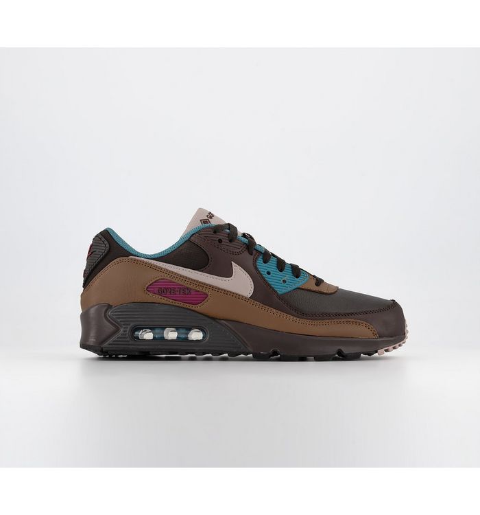 Nike Air Max 90 Gtx Trainers Velvet Brown Diffused Taupe Earth