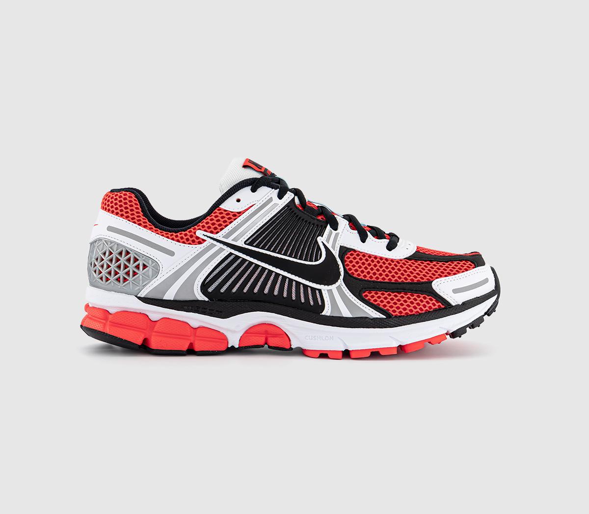 Nike Zoom Vomero 5 Trainers Bright Crimson Black Glacier Ice Metallic Silver N Men s Trainers