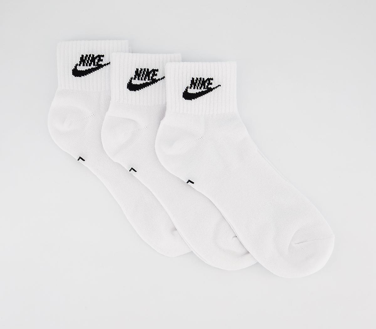 Nike Nike Sports Everyday Essential Low 3 Pairs White Black - Accessories