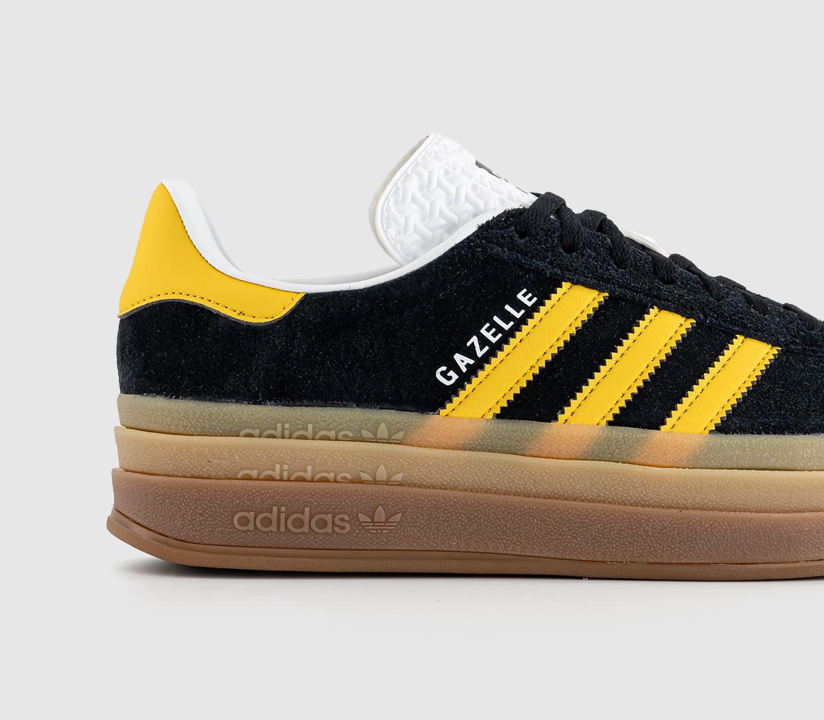 adidas Gazelle Bold W Trainers Black Bold Gold White - Women's Trainers