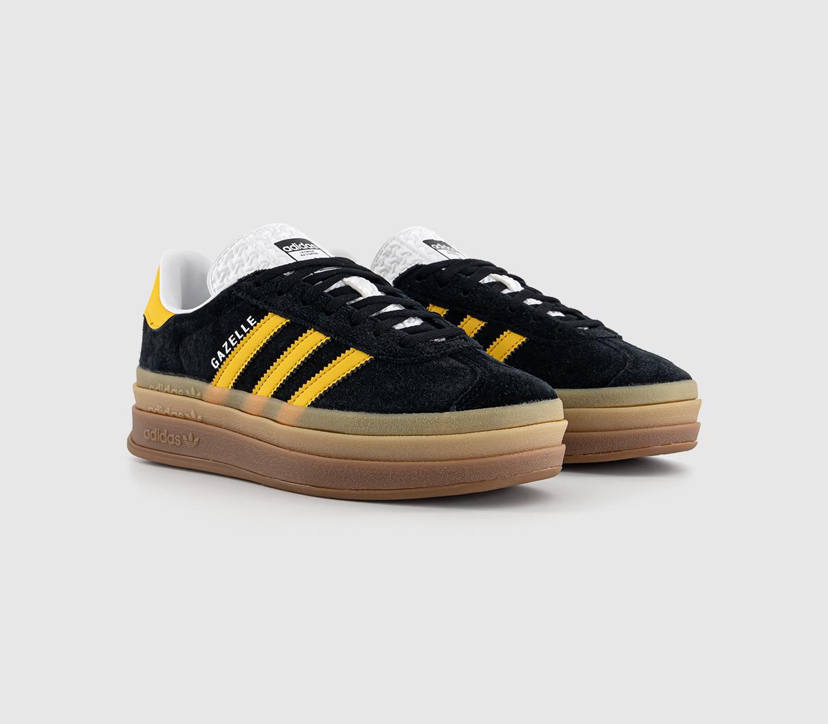adidasGazelle Bold W TrainersBlack Bold Gold White