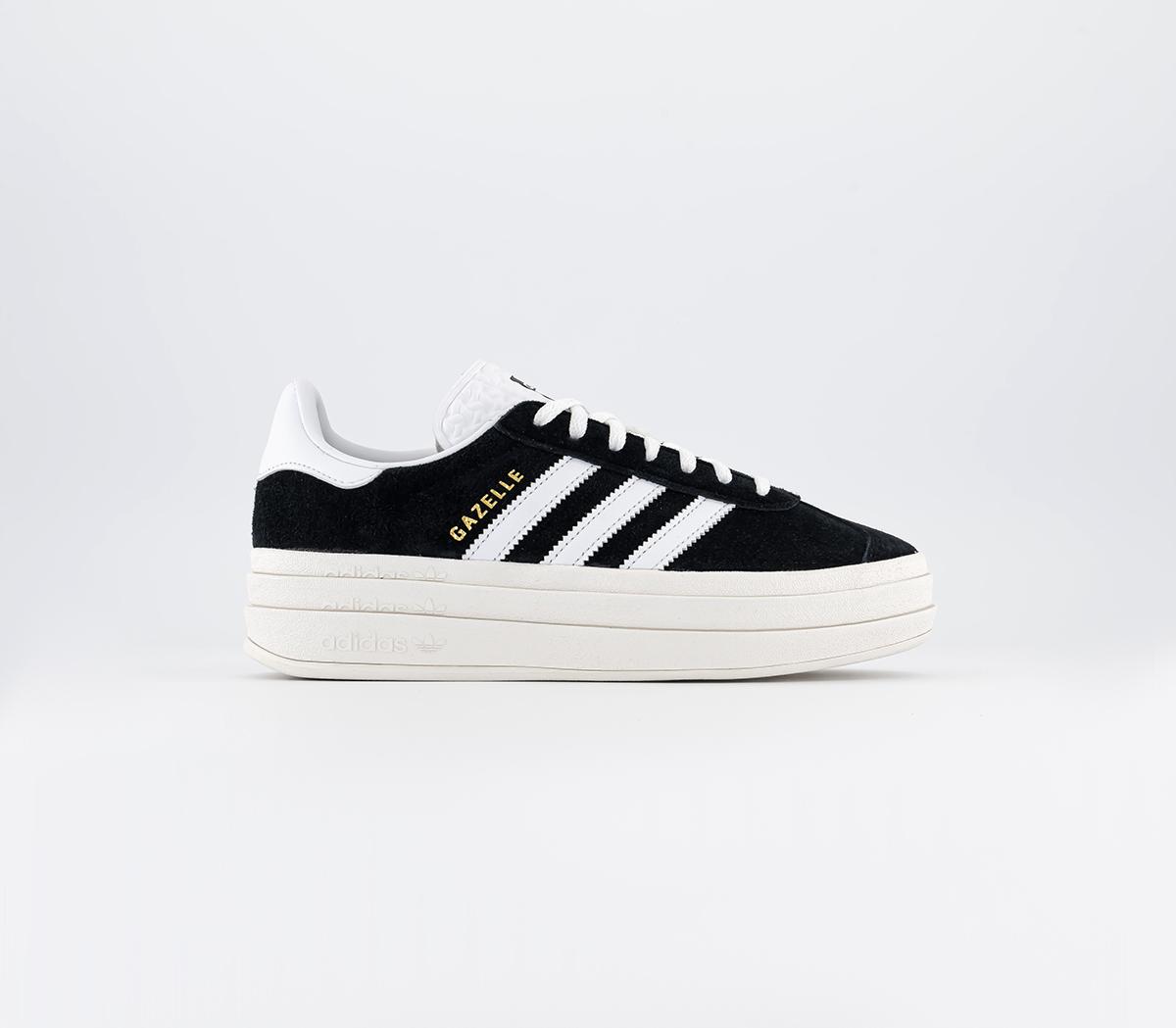 adidas Gazelle Bold Trainers Core Black Core White Lucid Blue Trainers