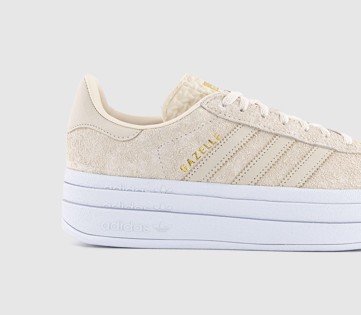 adidas Gazelle Bold W Trainers Wonder White White Wonder