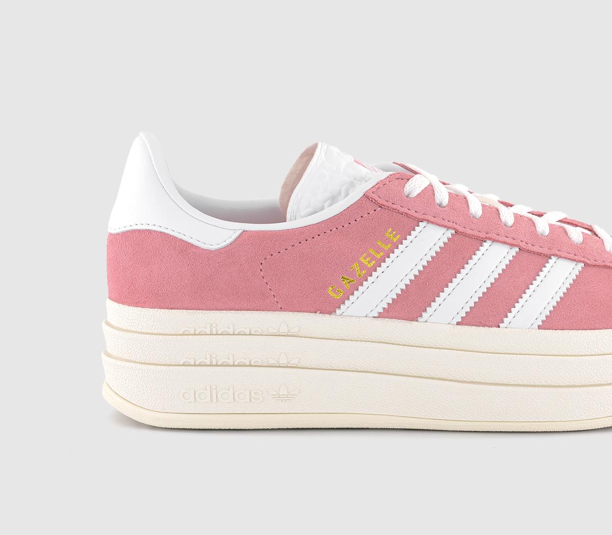 adidasGazelle Bold W TrainersSuper Pop White White