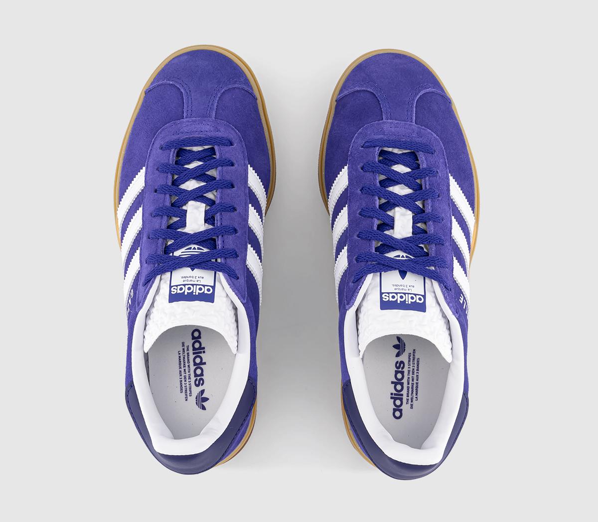 adidasGazelle Bold W TrainersEnergy Ink White Collegiate Purple