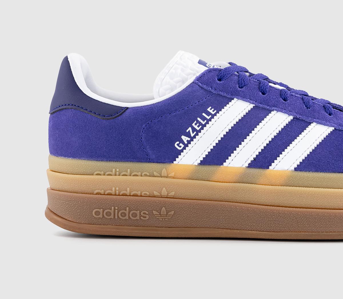 adidasGazelle Bold W TrainersEnergy Ink White Collegiate Purple