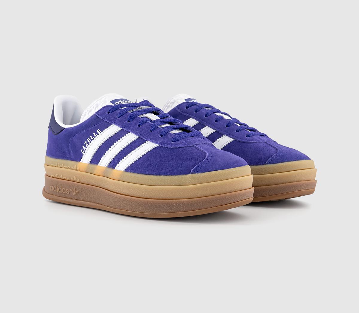 adidasGazelle Bold W TrainersEnergy Ink White Collegiate Purple