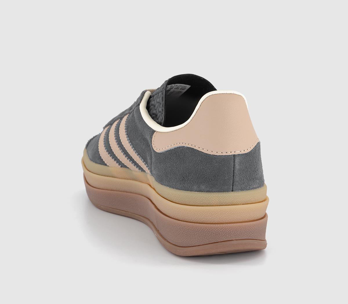 adidas gazelle silver green womens Adidas Gazelle Bold Grey Magic Beige Gum – DROP UP main image 1