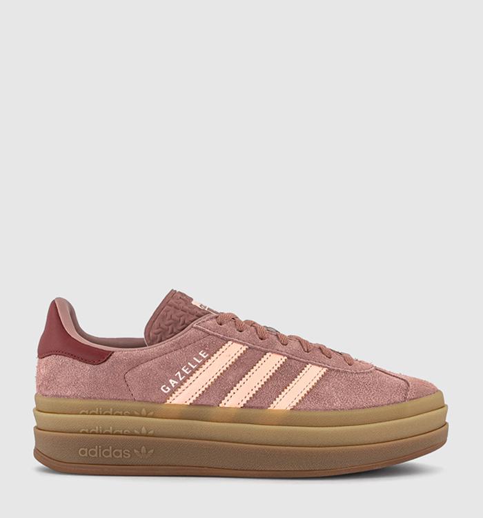 adidas Gazelle Bold W Trainers Collegiate Red Lucid Pink Gum - Women's  Trainers