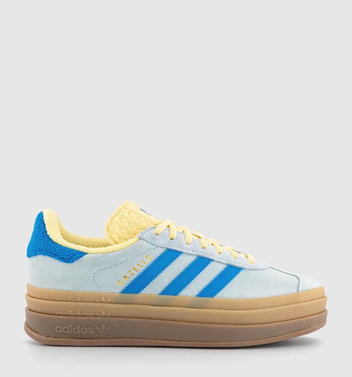 adidas Gazelle Bold W Trainers Almost Blue Bright Blue Almost Yellow
