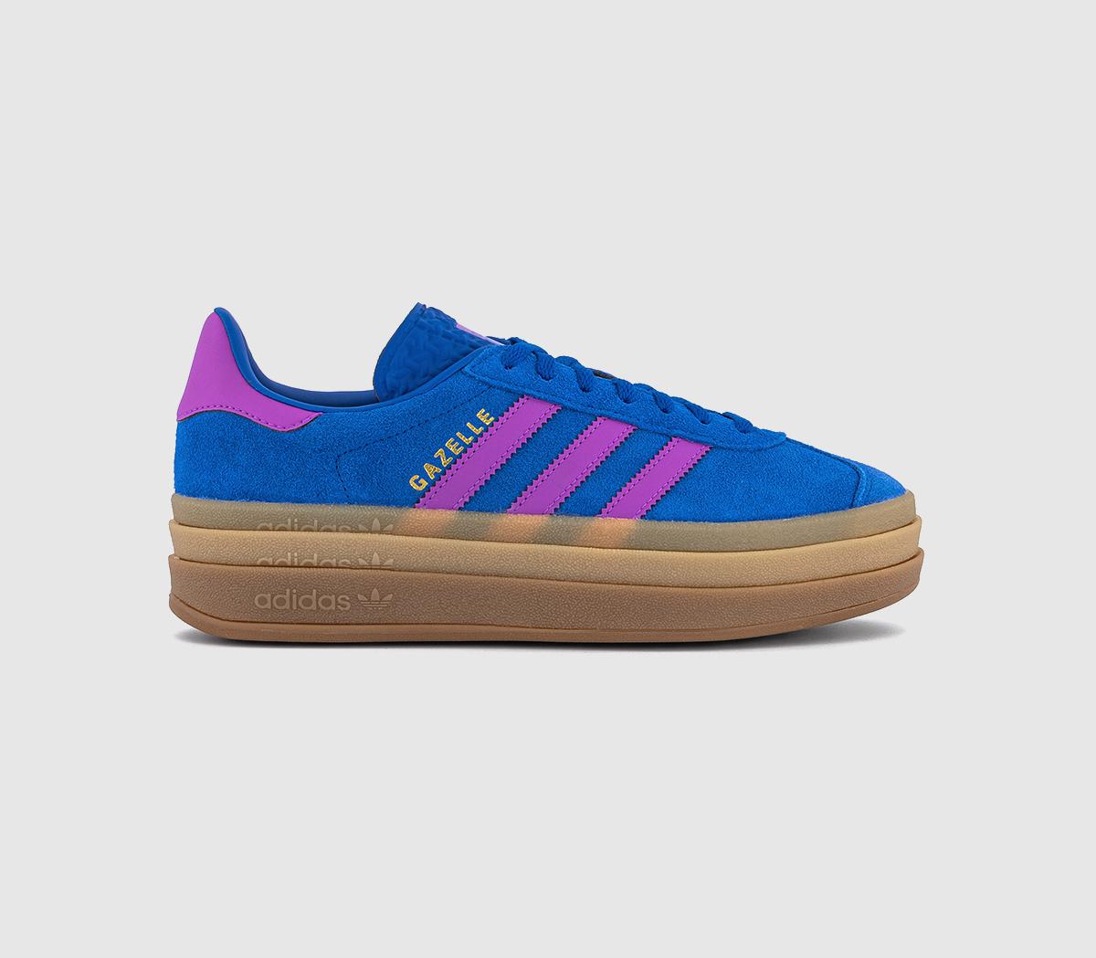 adidasGazelle Bold W TrainersBlue Purple Burst Blue Gum