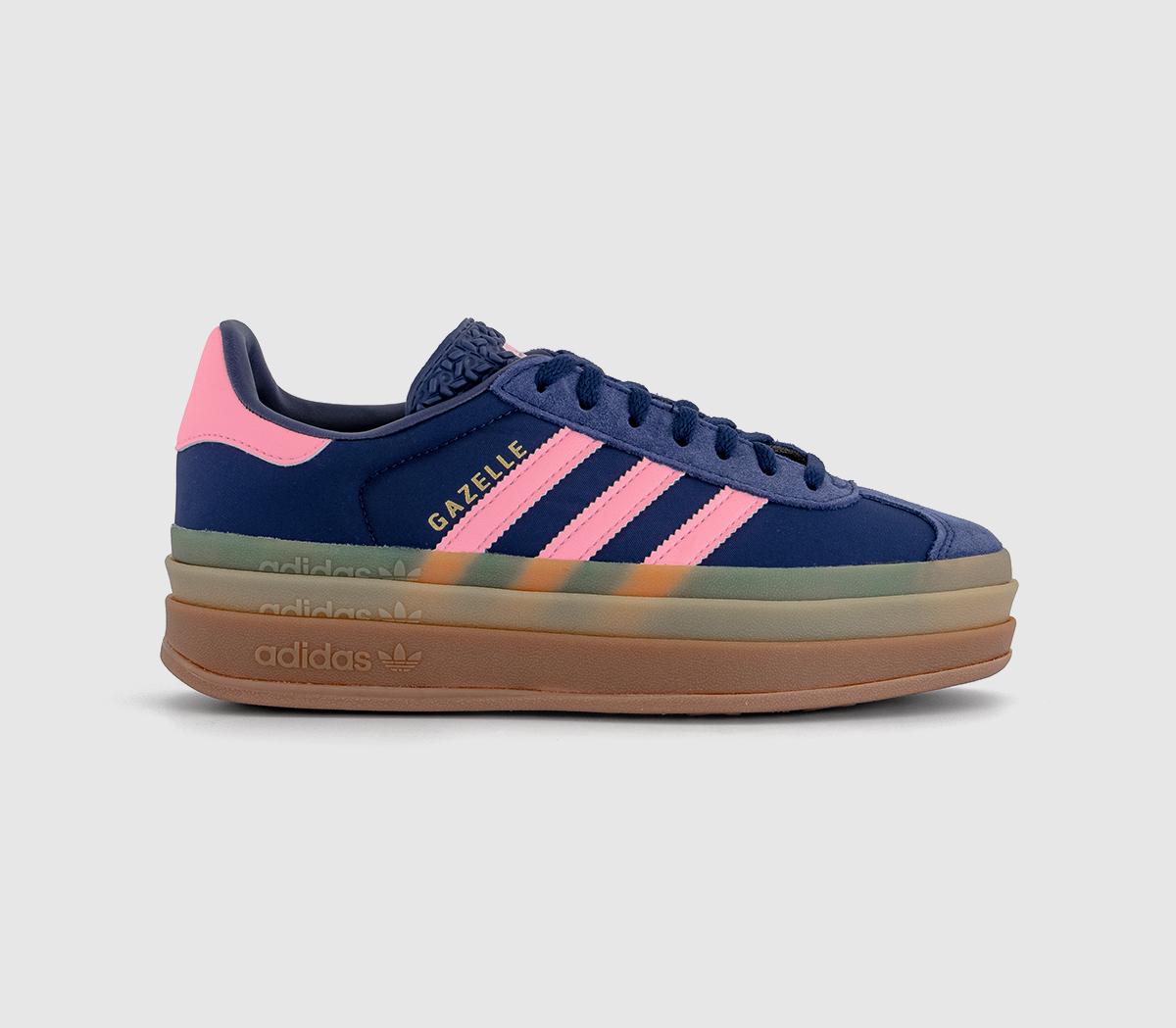 adidasGazelle Bold W TrainersDark Blue Pink Spark Dark Blue