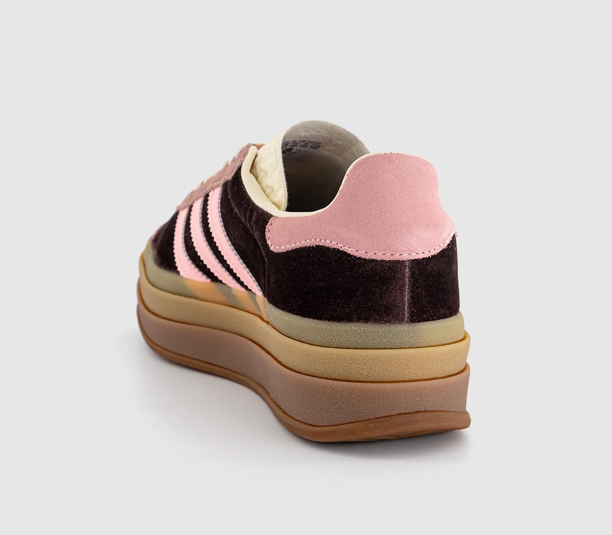 adidasGazelle Bold W Trainers adidasGazelle Bold W TrainersShadow Brown Warm Clay Glow Pink